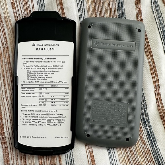 Texas Instruments BAII Plus Business Analyst Calculator - Picture 3 of 4